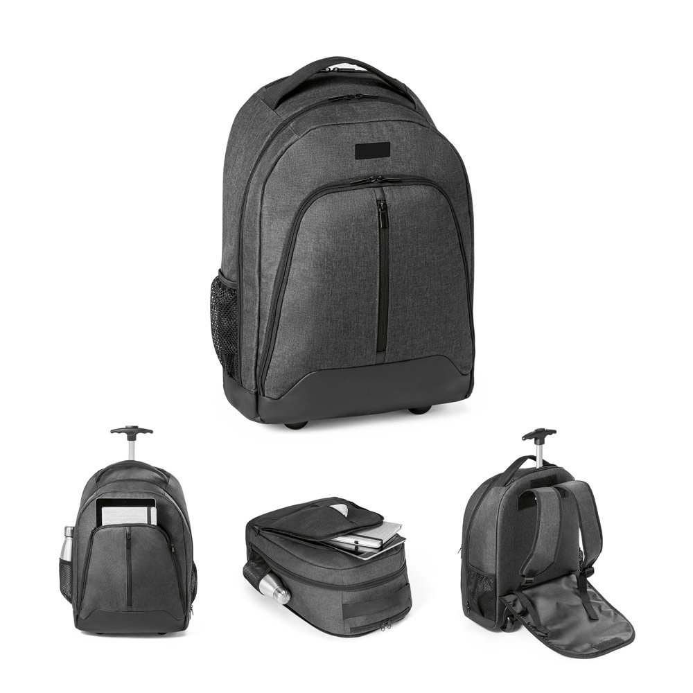 Mochila trolley para notebook (15'6'') em 600D de alta densidade e poliéster 600D impermeável (21 L) SP-92145-133 na cor Cinza escuro