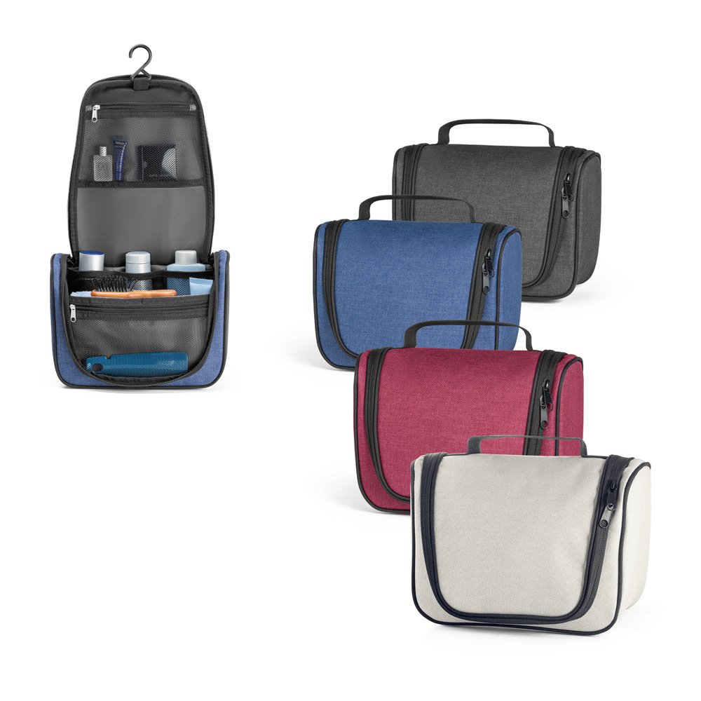 Bolsa de cosméticos em 600D de alta densidade SP-92148-105 na cor Vermelho