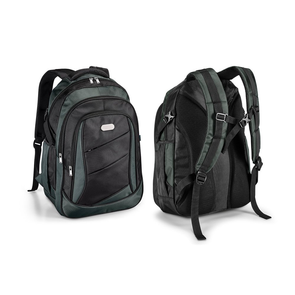 Mochila para notebook (15'6'') em 1680D e 300D com interior forrado (26 L) SP-92167-113 na cor Cinza
