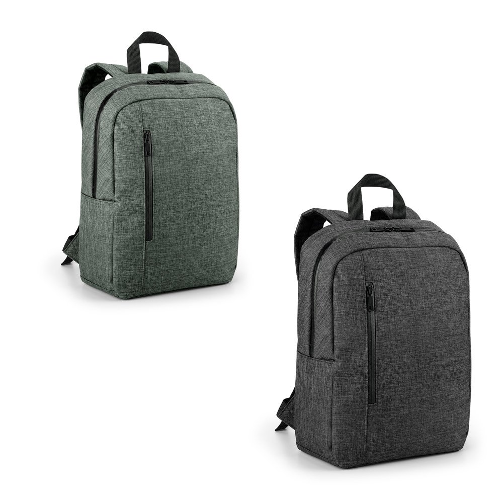 Mochila para notebook (14'') em 600D de alta densidade com compartimento forrado (12 L) SP-92170-113 na cor Cinza