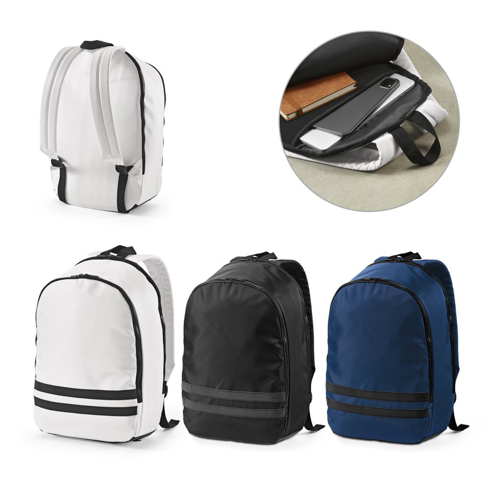 Mochila para notebook (15") em poliéster reciclado 290T (18 L) SP-92335-103 na cor Preto