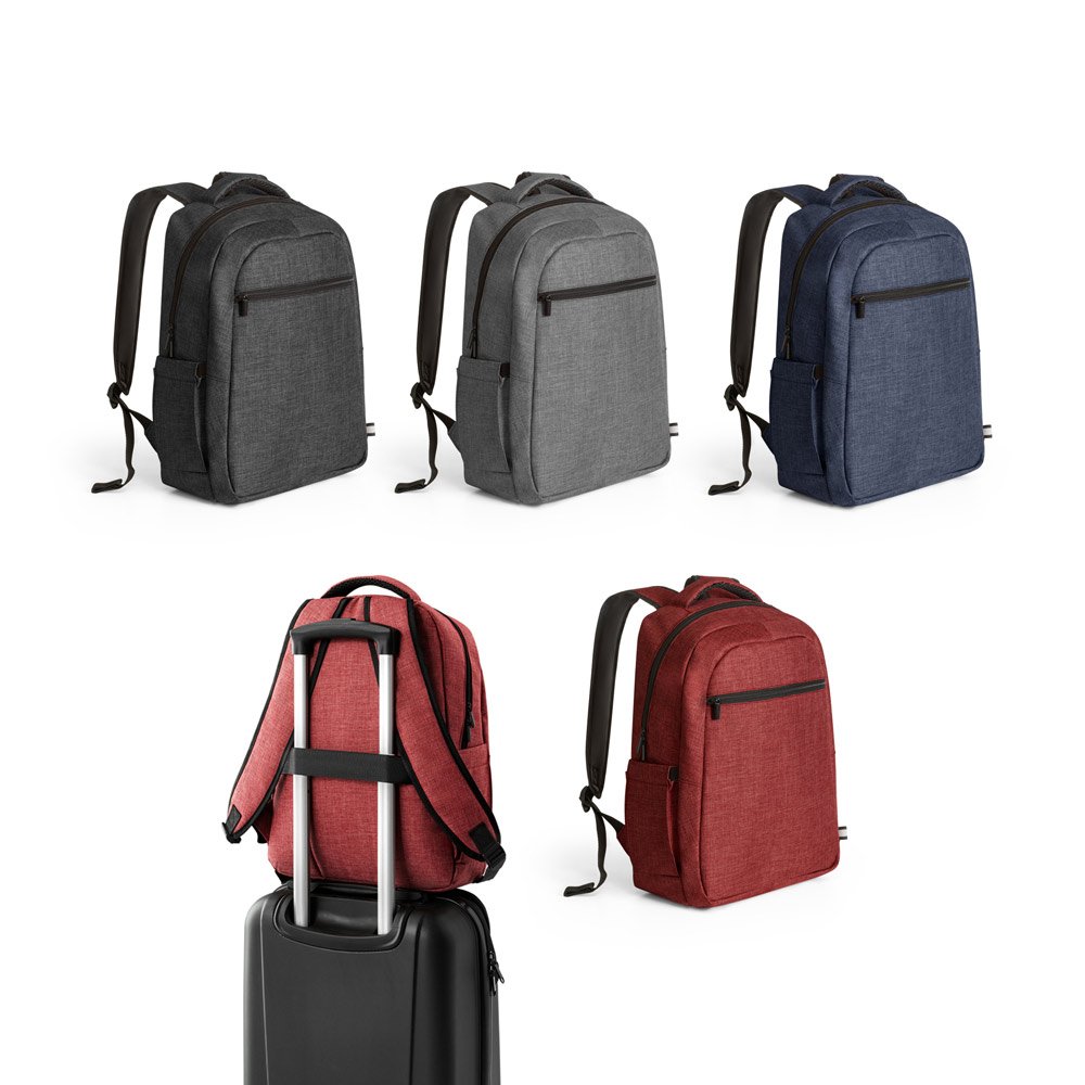 Mochila para notebook (15") em 600D de alta densidade (17 L) SP-92339-113 na cor Cinza