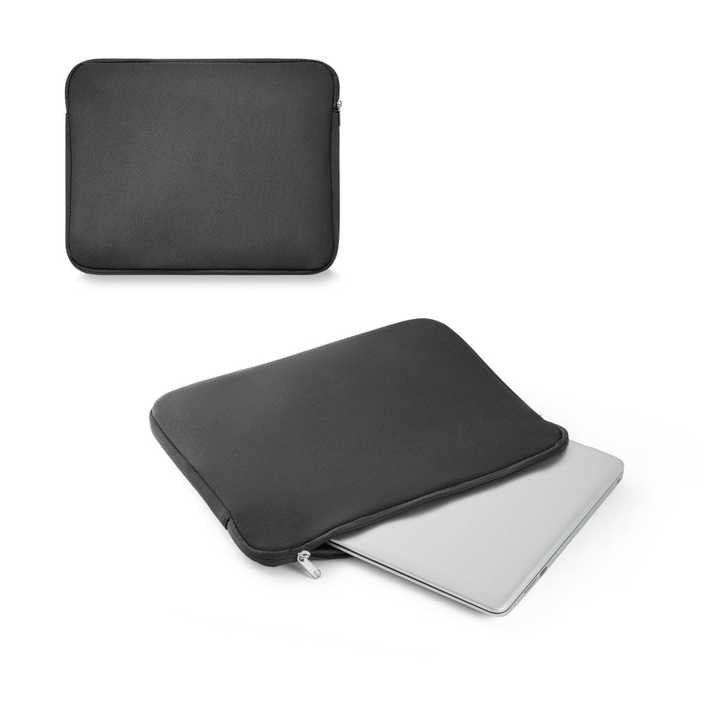 Bolsa para notebook (15") em soft shell SP-92352-103 na cor Preto