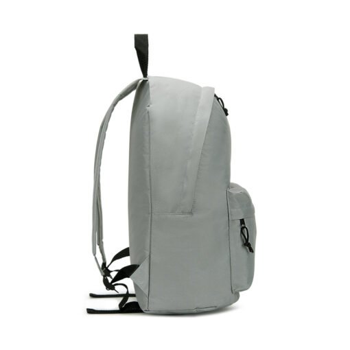 Mochila em poliéster reciclado 600D com bolso frontal espaçoso (20 L) SP-92375-123 na cor Cinza claro - Imagem 3