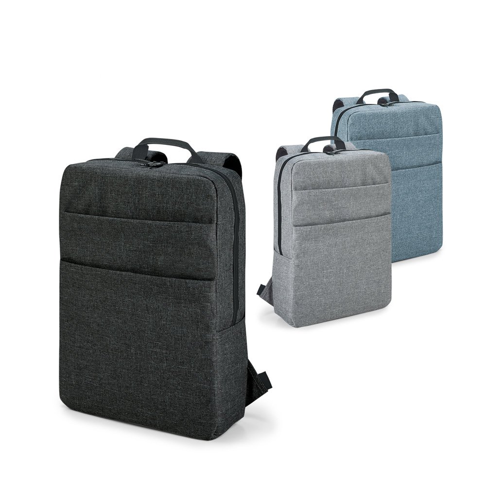 Mochila para notebook (15'6'') em 600D de alta densidade com interior forrado e almofadado (10 L) SP-92668-133 na cor Cinza escuro