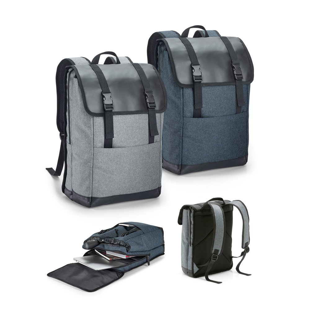 Mochila para notebook (17'') em 600D de alta densidade e tarpaulin (16 L) SP-92674-104 na cor Azul