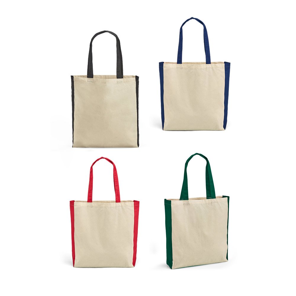 Sacola 100% algodão (140 g/m²) SP-92879-109 na cor Verde