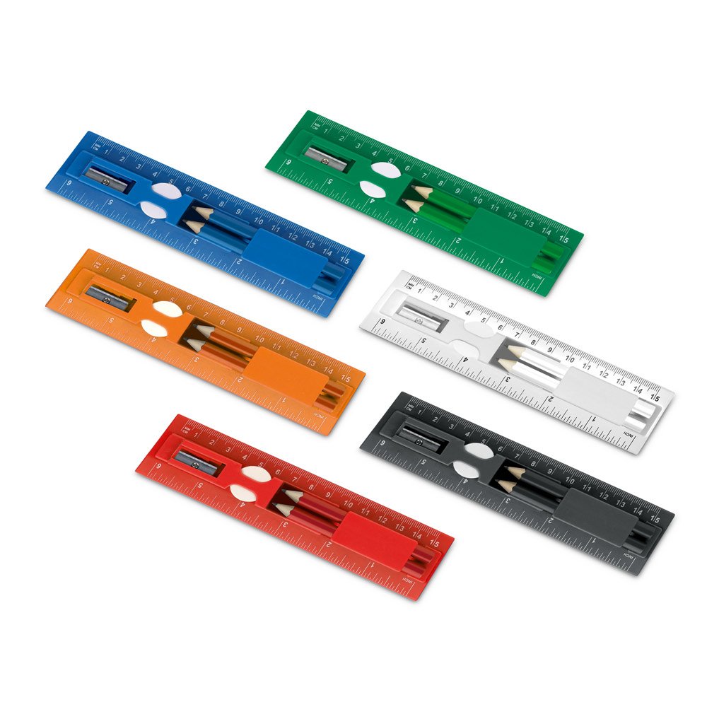 Kit de escrita em PS SP-93566-128 na cor Laranja