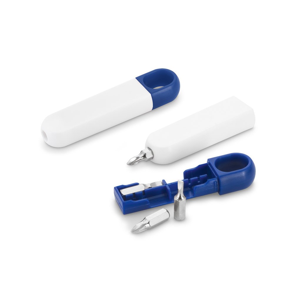 Conjunto de mini chave de parafusos em PS SP-94018-104 na cor Azul