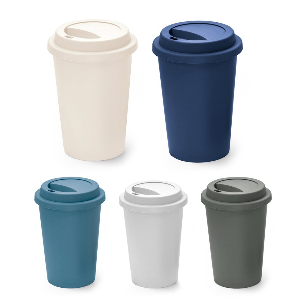 Copo reutilizável em PP (450 mL) SP-94322-104 na cor Azul