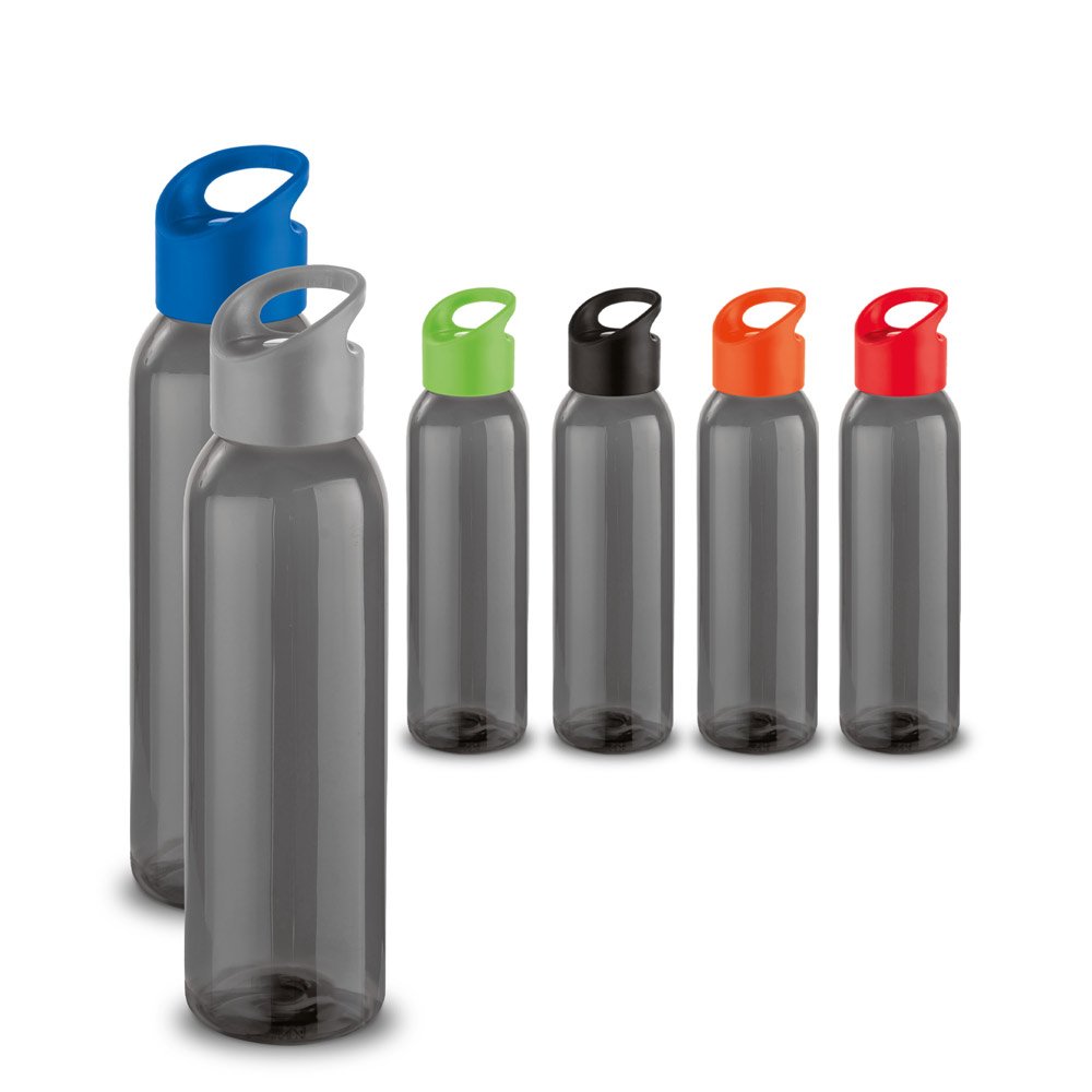 Squeeze em PS e tampa em PP (630 mL) SP-94630-128 na cor Laranja