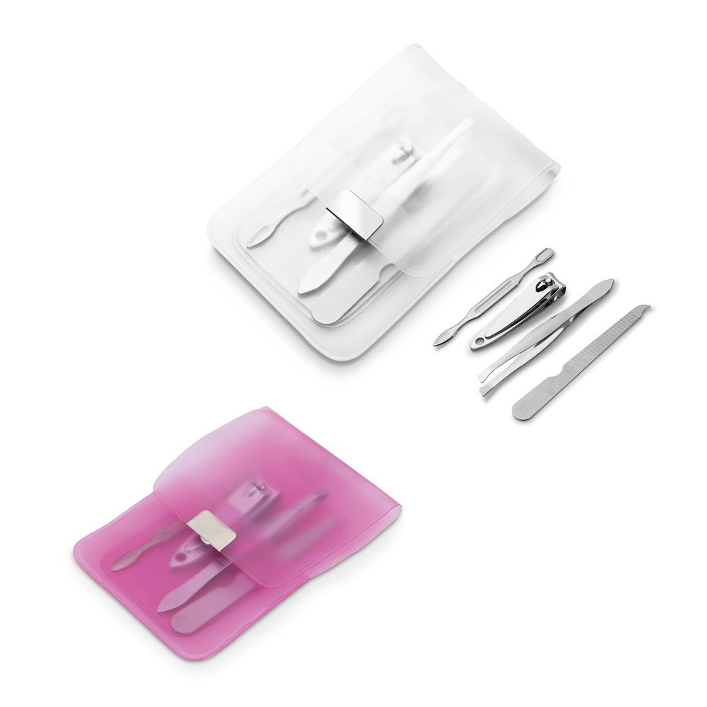 Kit de manicure de 4 peças SP-94857-110 na cor Transparente