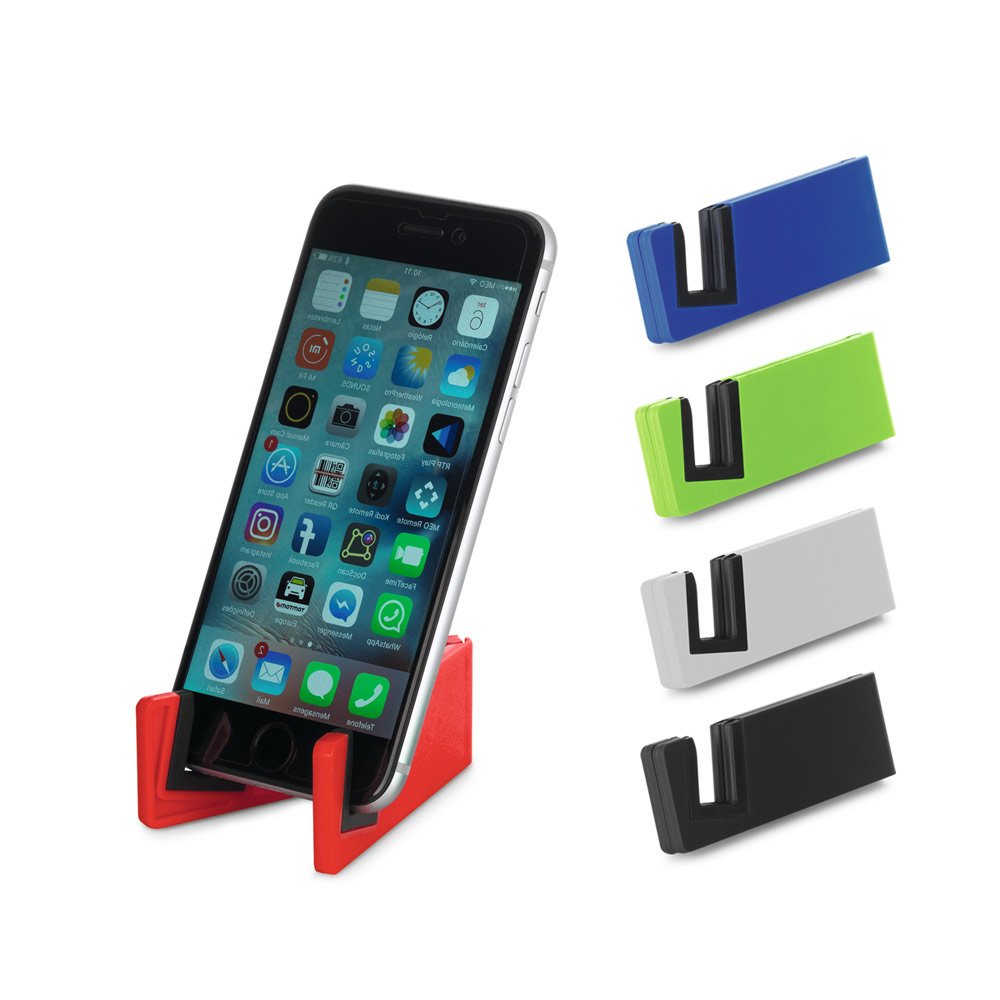 Porta celular em ABS e TPR SP-97367-119 na cor Verde claro