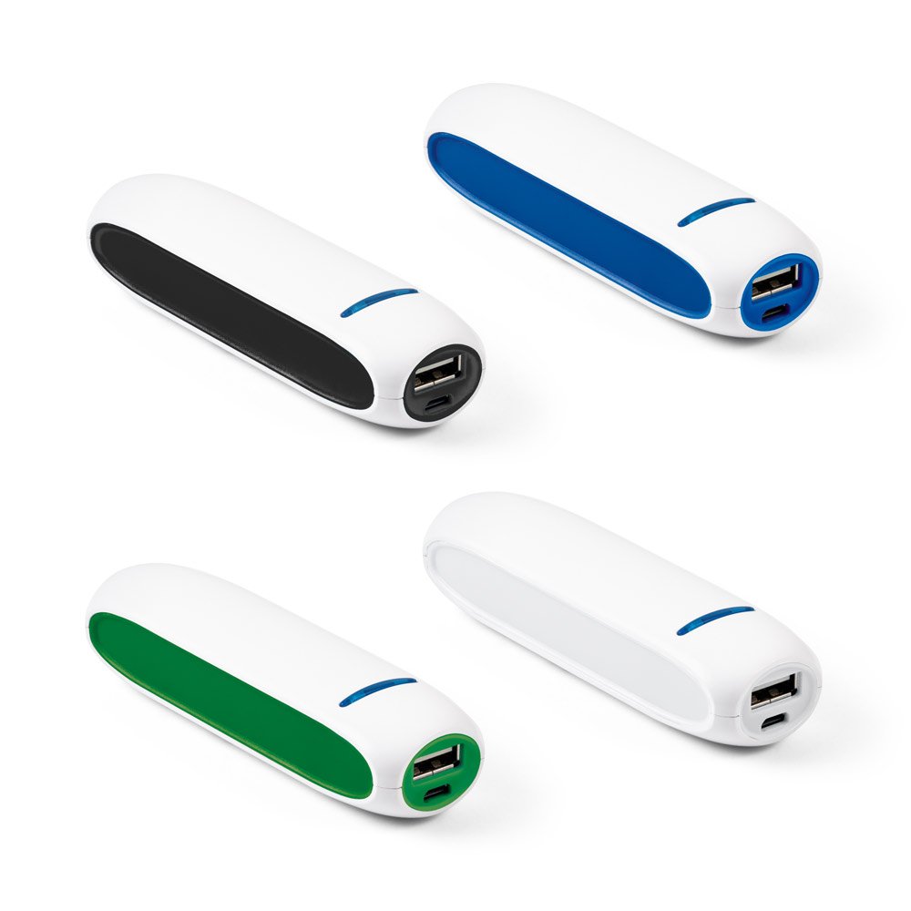 Bateria portátil em ABS (1'500 mAh) SP-97946-114 na cor Azul royal