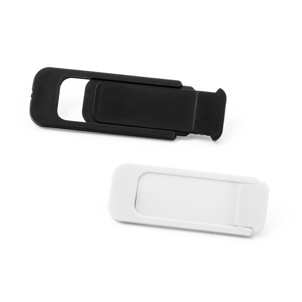 Protetor para webcam em ABS 100% reciclado SP-97952-106 na cor Branco