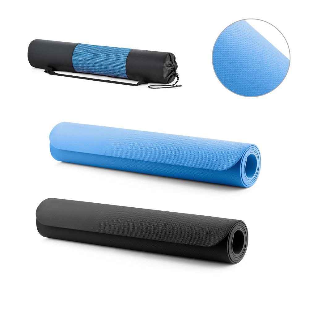 Tapete de exercício para yoga ou pilates em EVA SP-98137-124 na cor Azul claro