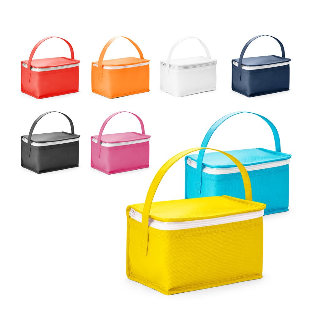 Cooler. Bolsa térmica em non-woven (80 g/m²) 3 L SP-98409-102 na cor Rosa