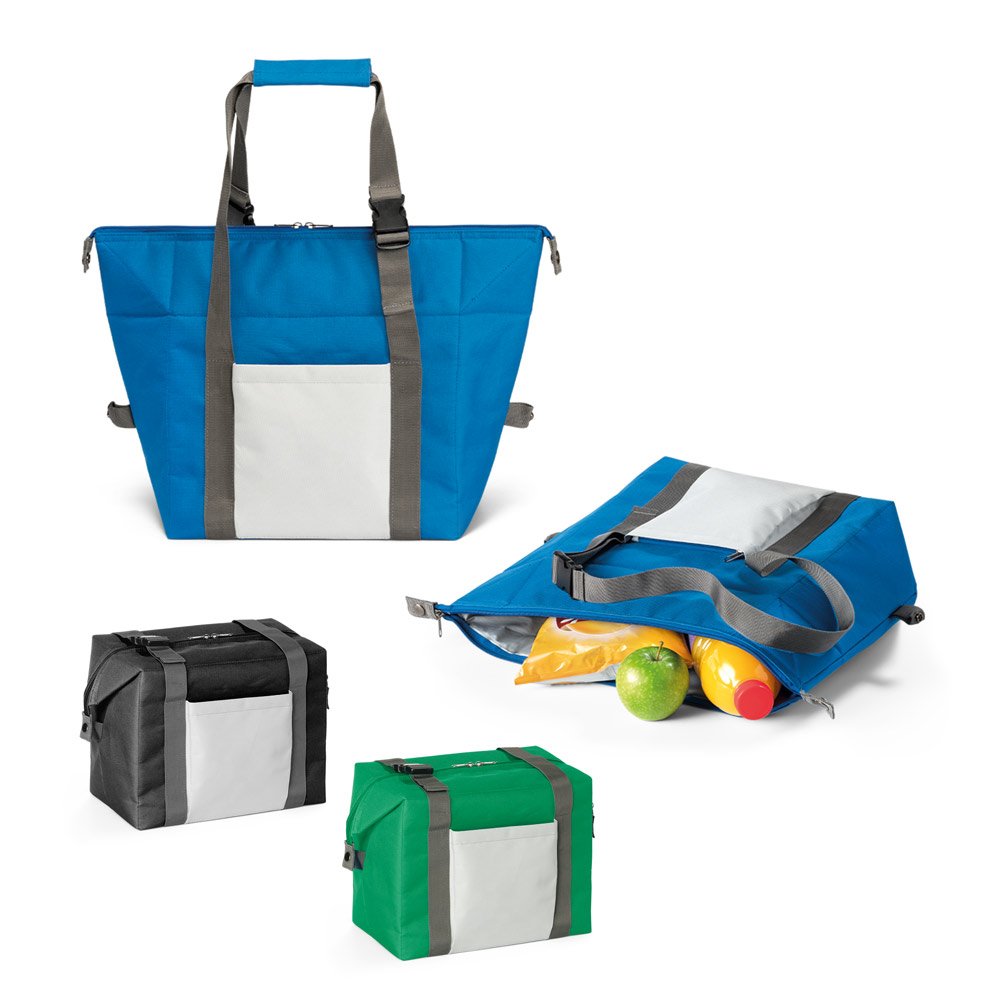 Cooler. Sacola térmica 16 L em 600D SP-98420-104 na cor Azul