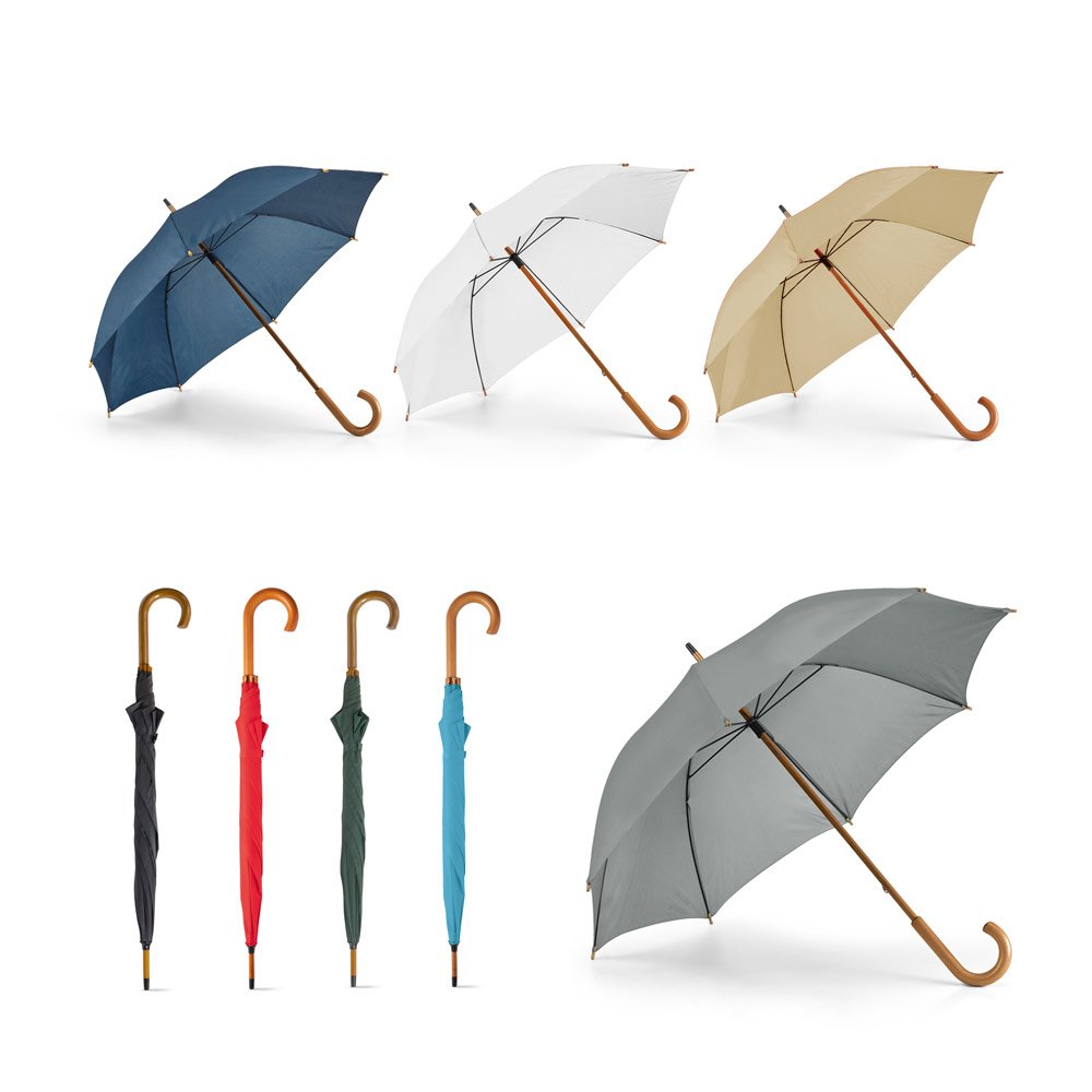 Guarda-chuva em poliéster 190T SP-99100-129 na cor Verde escuro