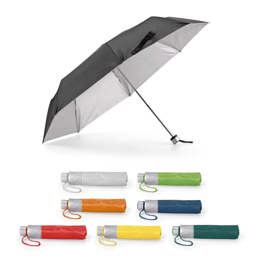 Guarda-chuva, dobrável, em poliéster 190T SP-99135-103 na cor Preto