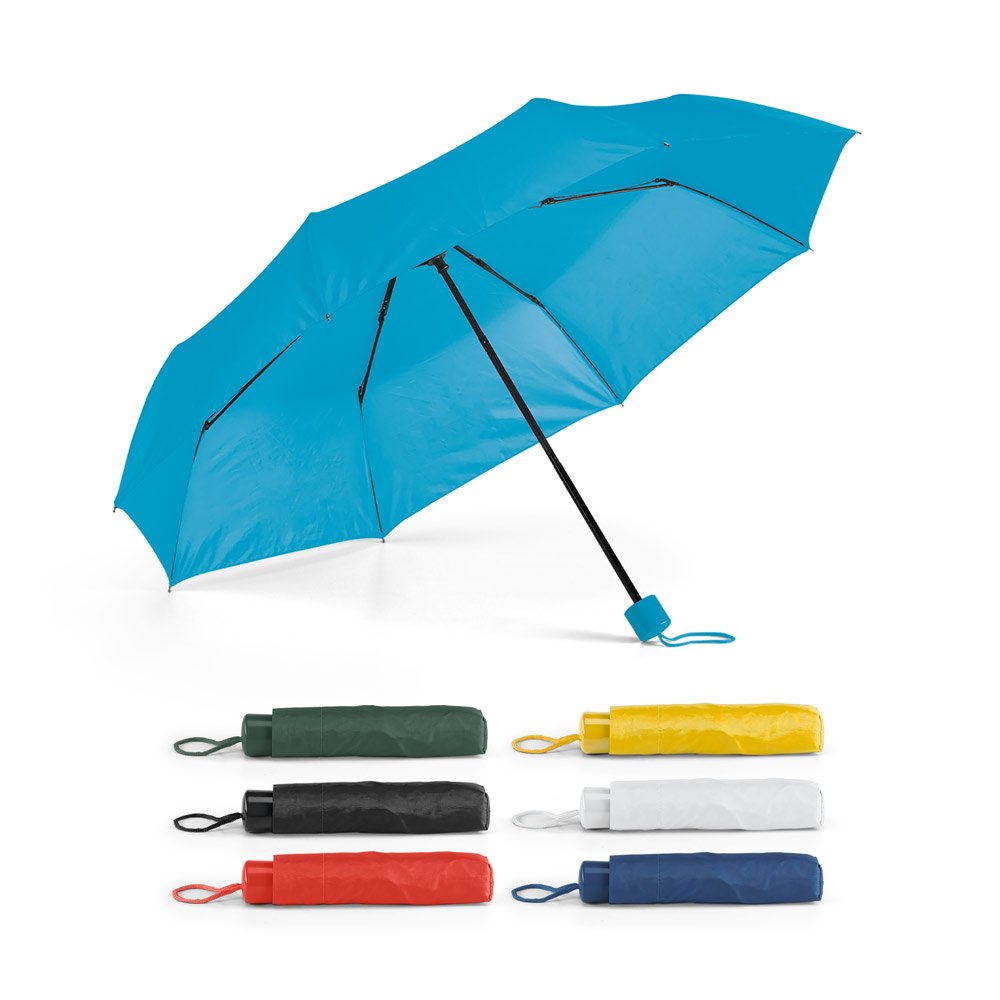 Guarda-chuva, dobrável, em poliéster 190T SP-99138-129 na cor Verde escuro