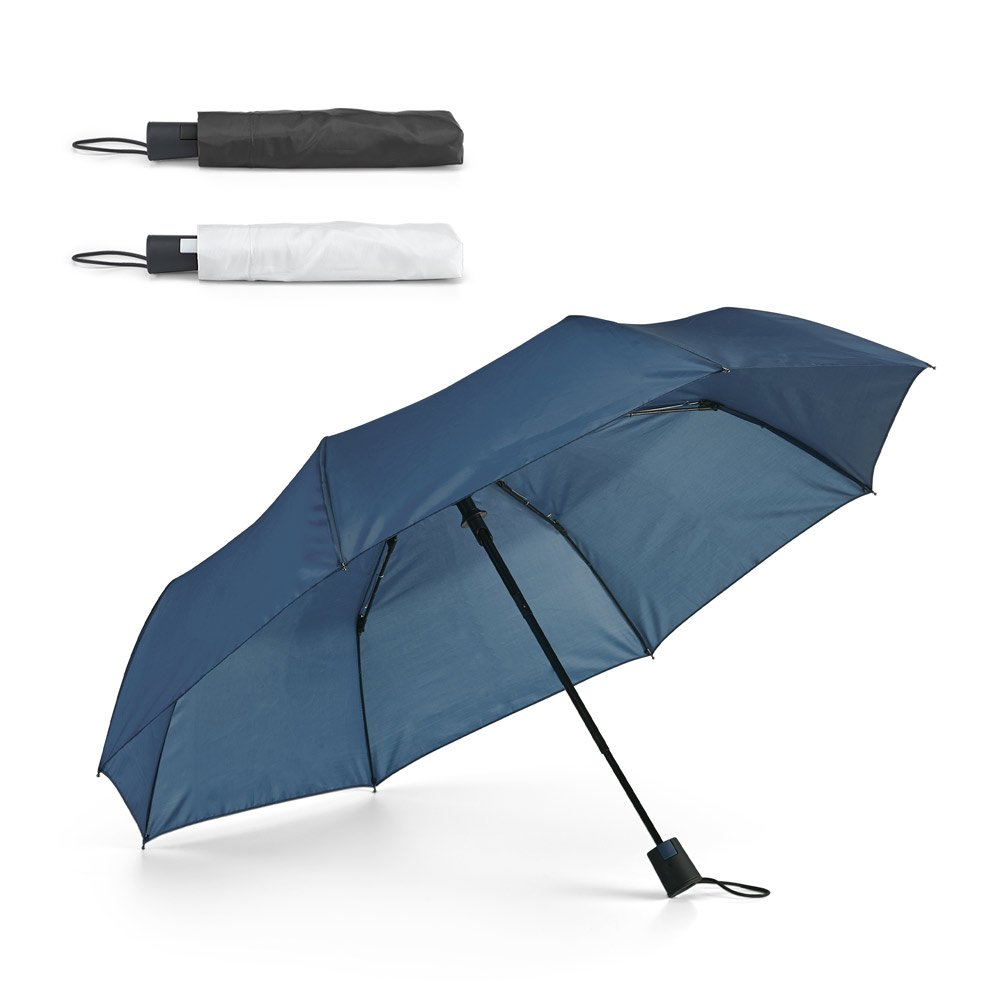 Guarda-chuva, dobrável, em poliéster 190T com abertura automática SP-99139-104 na cor Azul