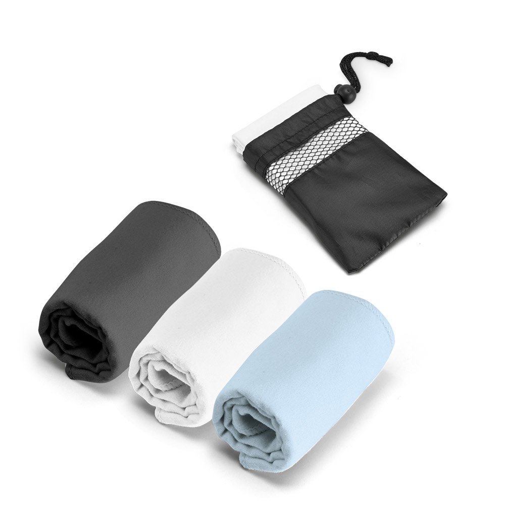 Toalha para esporte em microfibra (210 g/m²) SP-99965-133 na cor Cinza escuro