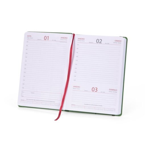 AGENDA DIÁRIA 2027 SPX-15539-VD NA COR VERDE - Imagem 4