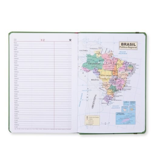 AGENDA DIÁRIA 2027 SPX-15539-VD NA COR VERDE - Imagem 5