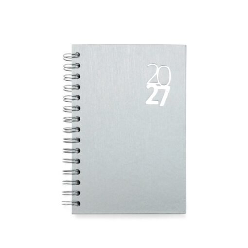 AGENDA DIÁRIA SPX-15494-PRA NA COR PRATA