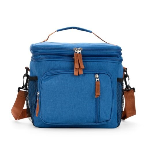 BOLSA TÉRMICA DUPLA EXPANSÍVEL 15L SPX-04803-AZU/MAR NA COR AZUL