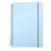 CADERNO B5 PLÁSTICO SPX-05059-AZU NA COR AZUL