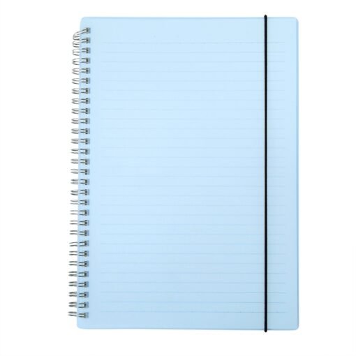 CADERNO B5 PLÁSTICO SPX-05059-AZU NA COR AZUL
