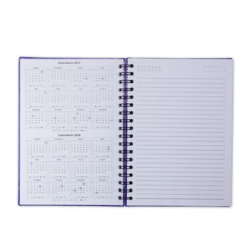 Alternative view of Caderno Holográfico Com Pauta em Limeira – Azul | Para Empresas