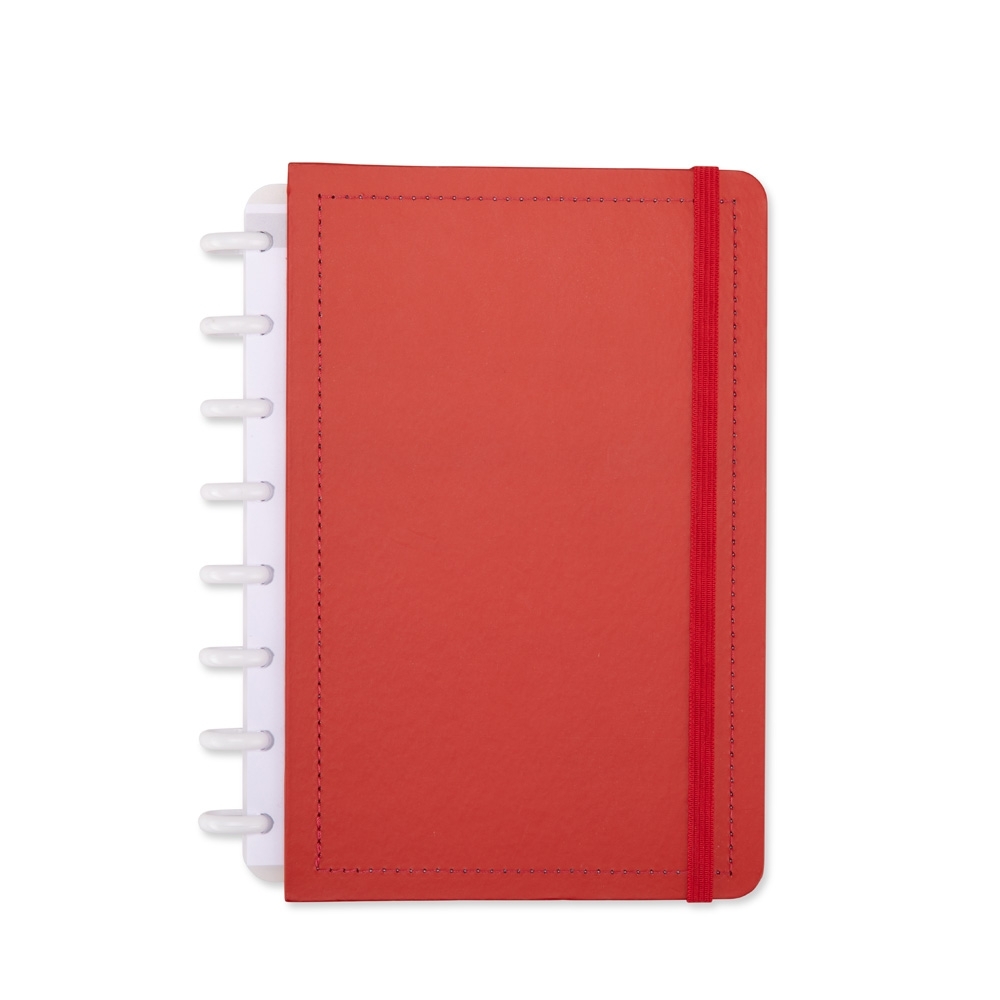 CADERNO DE DISCO SPX-15490-VM NA COR VERMELHO