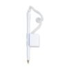 CANETA BALCÃO PLÁSTICA SPX-15538-BCO/BCO NA COR BRANCO