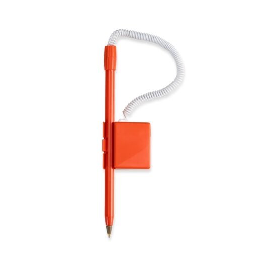 CANETA BALCÃO PLÁSTICA SPX-15538-LAR/BCO NA COR LARANJA