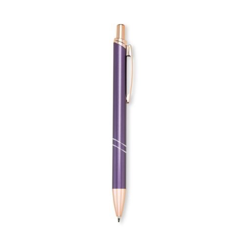 CANETA METAL SPX-09453-ROX/BRO NA COR ROXO