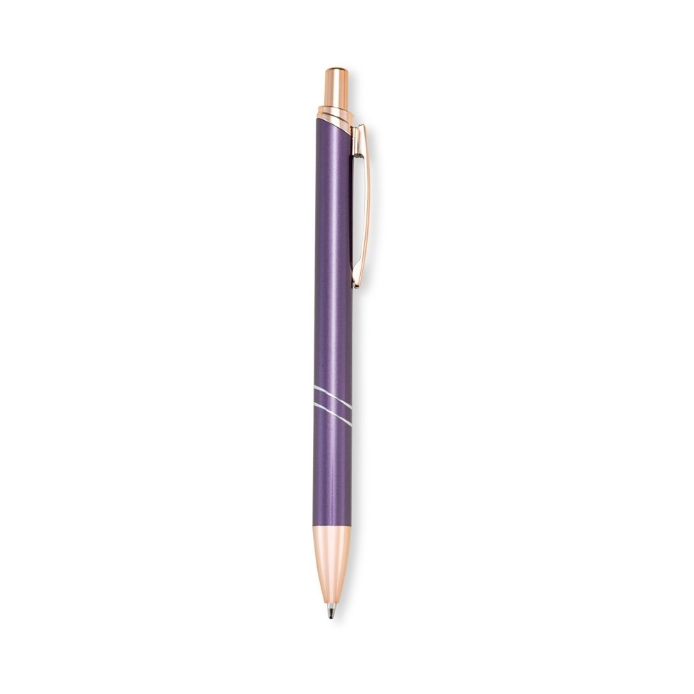 CANETA METAL SPX-09453-ROX/BRO NA COR ROXO