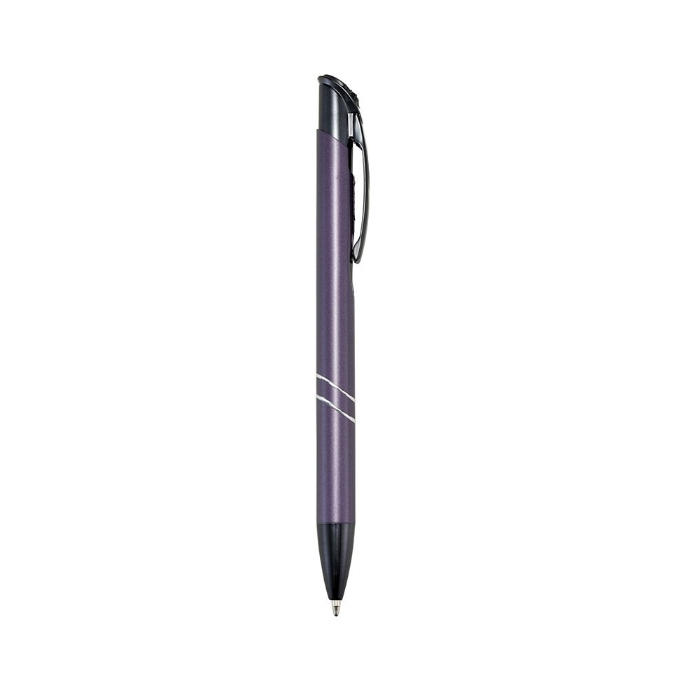 CANETA METAL SPX-08159B-ROX/PRE NA COR ROXO