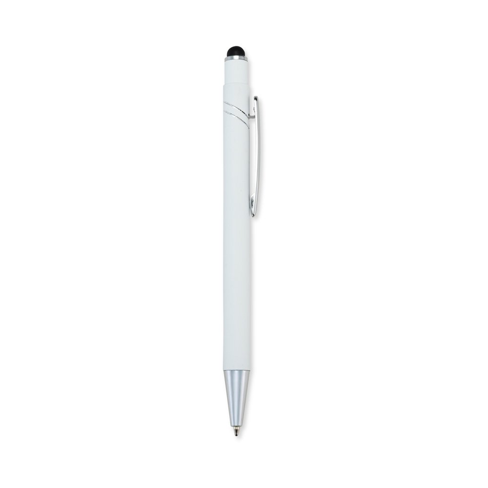CANETA METAL TOUCH SPX-09454-BCO/PRA NA COR BRANCO