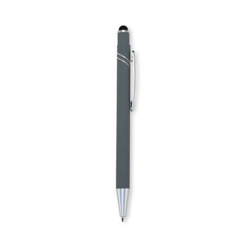 CANETA METAL TOUCH SPX-09454-CIN/PRA NA COR CINZA