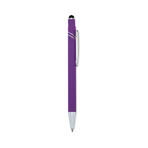 CANETA METAL TOUCH SPX-09454-ROX/PRA NA COR ROXO