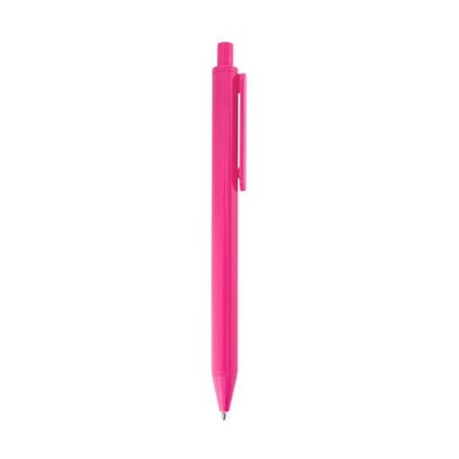 CANETA PLÁSTICA SPX-09323-ROS NA COR ROSA