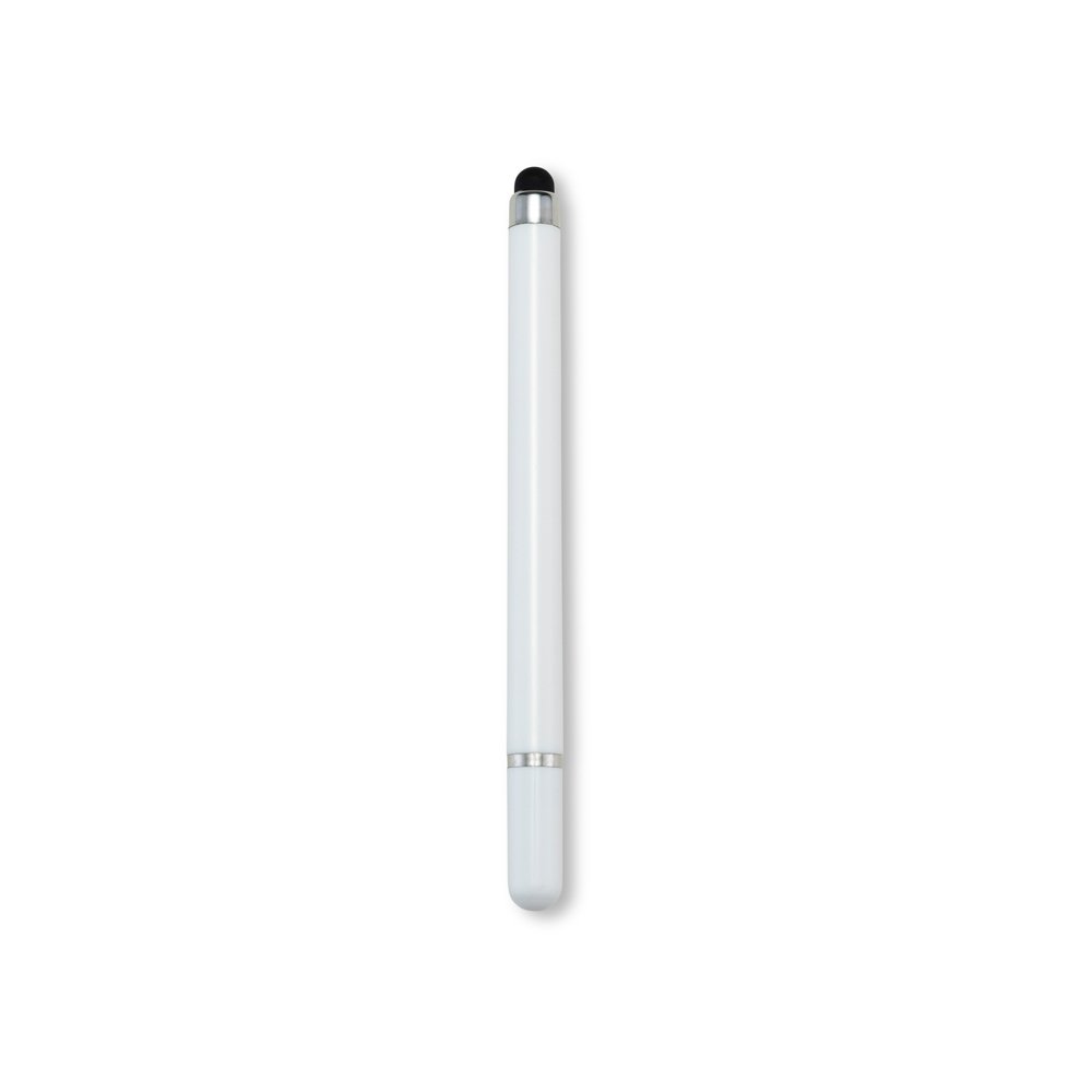 CANETA PLÁSTICA TOUCH 2 EM 1 SPX-09293-BCO NA COR BRANCO