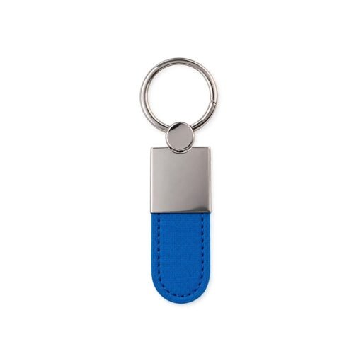 CHAVEIRO METAL COM PU SPX-19233-AZU NA COR AZUL