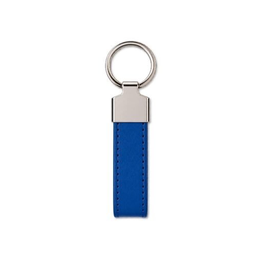 CHAVEIRO METAL COM PU SPX-19234-AZU NA COR AZUL