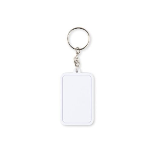 Chaveiro PVC Emborrachado para Brindes em Araras – Branco