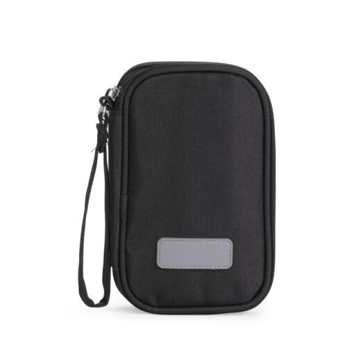ESTOJO ORGANIZADOR PARA ACESSÓRIOS ELETRÔNICOS SPX-19202-PRE NA COR PRETO