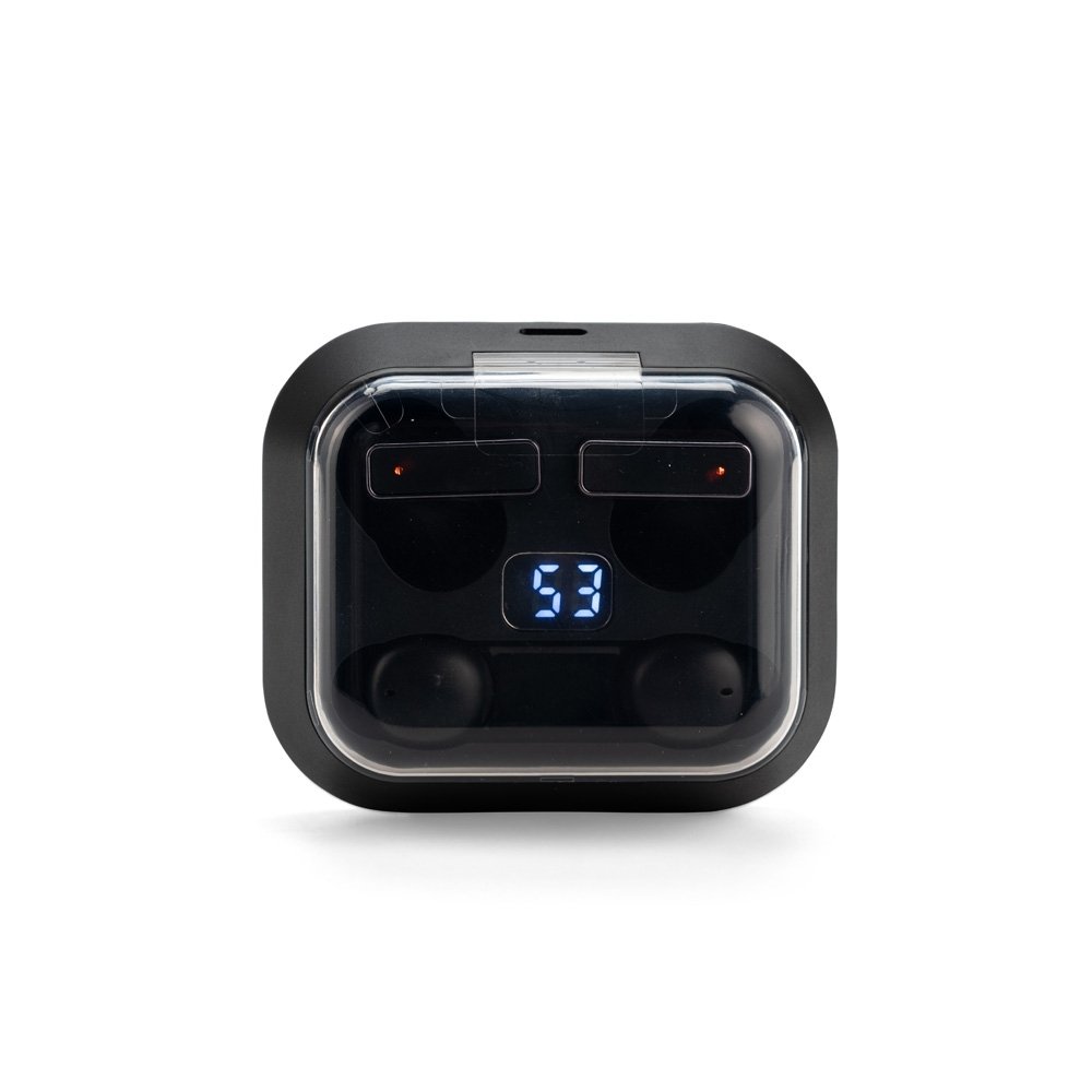 FONE DE OUVIDO BLUETOOTH 2 EM 1 SPX-E@09409-PRE NA COR PRETO